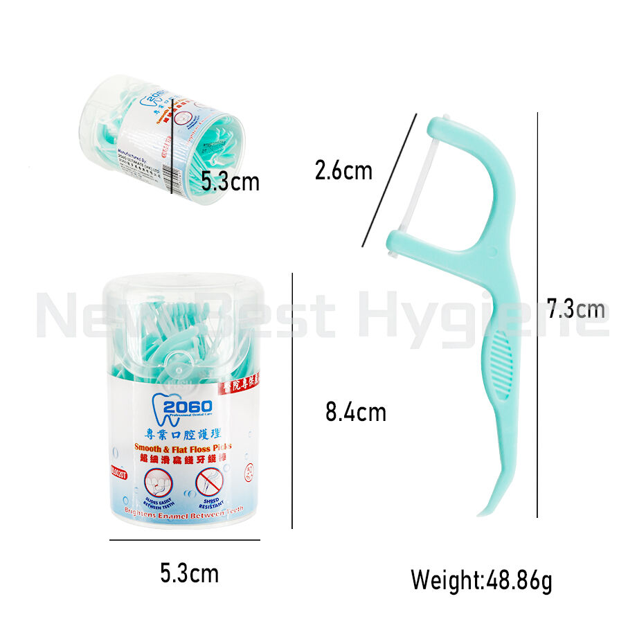 Dental floss pick NBDP-P01  Dental floss manufacturers orthodontic floss dental picks floss threaders