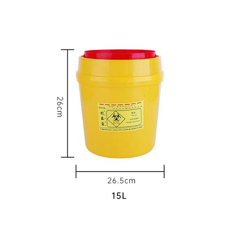 Medical Hospital Surgery Laboratory safe Container Disposable Round Square Plastic Safety Storage Container